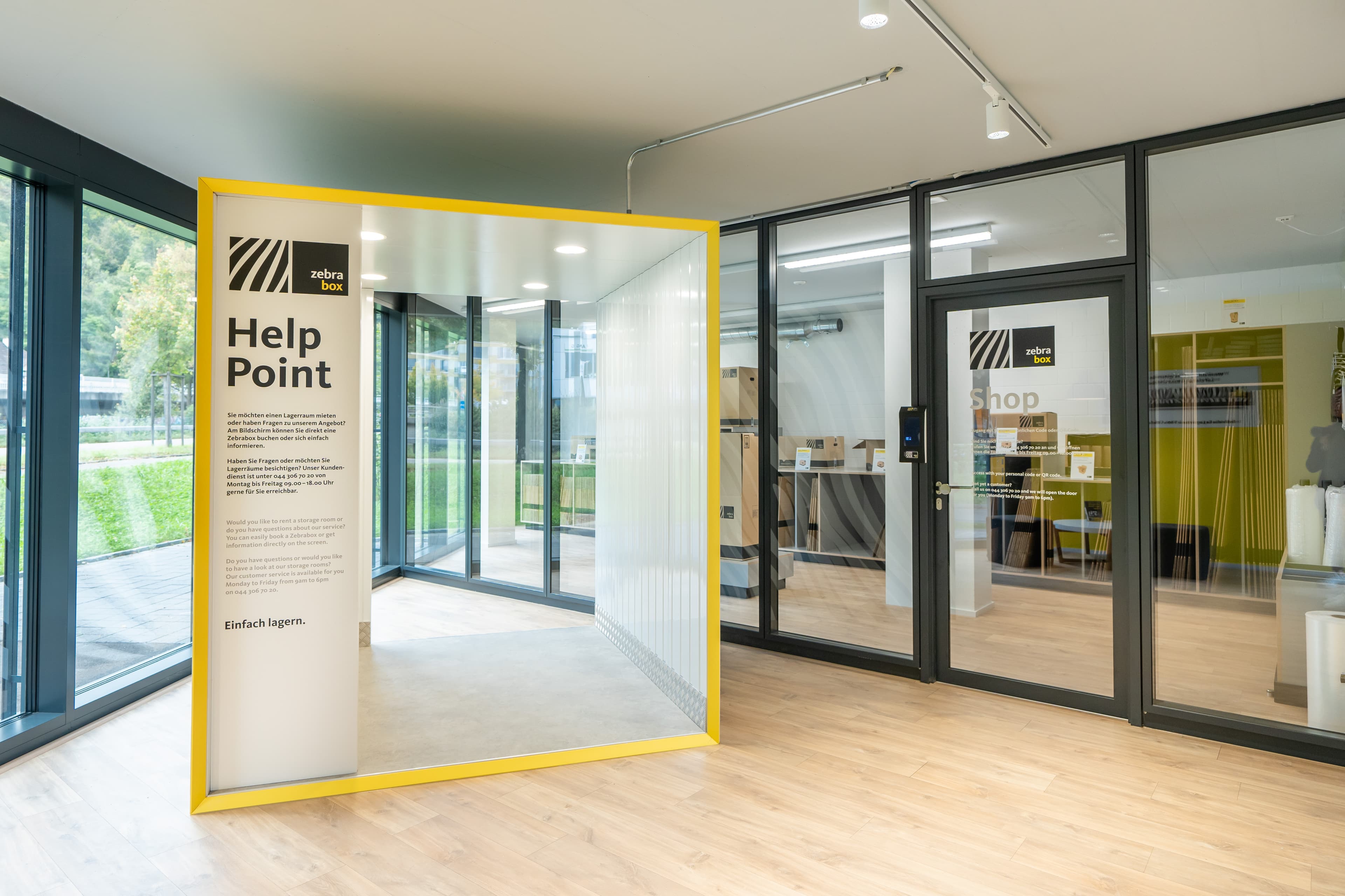 Via Self Check-in to your storage room