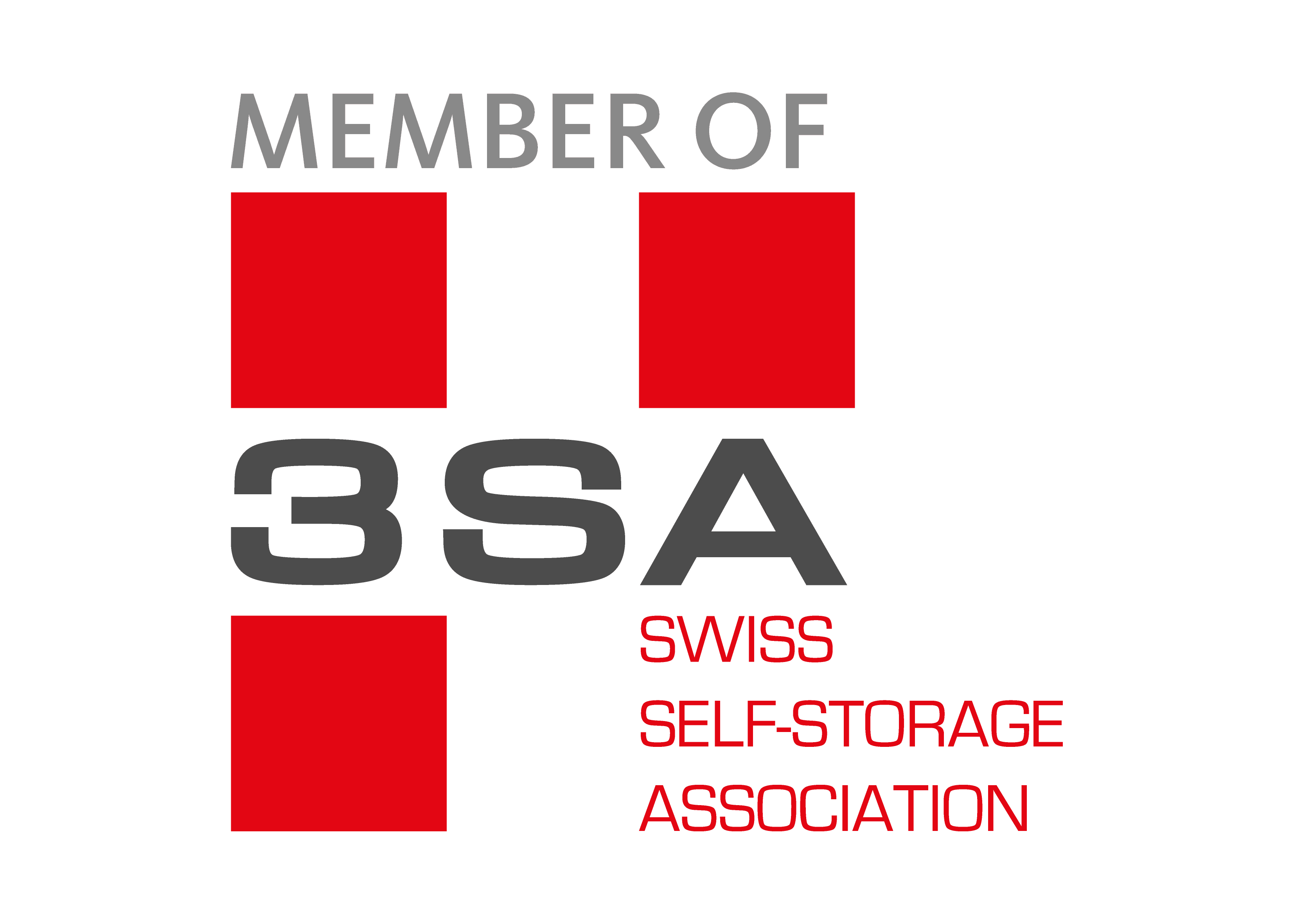 Logo of the 3SA: Swiss self storage association