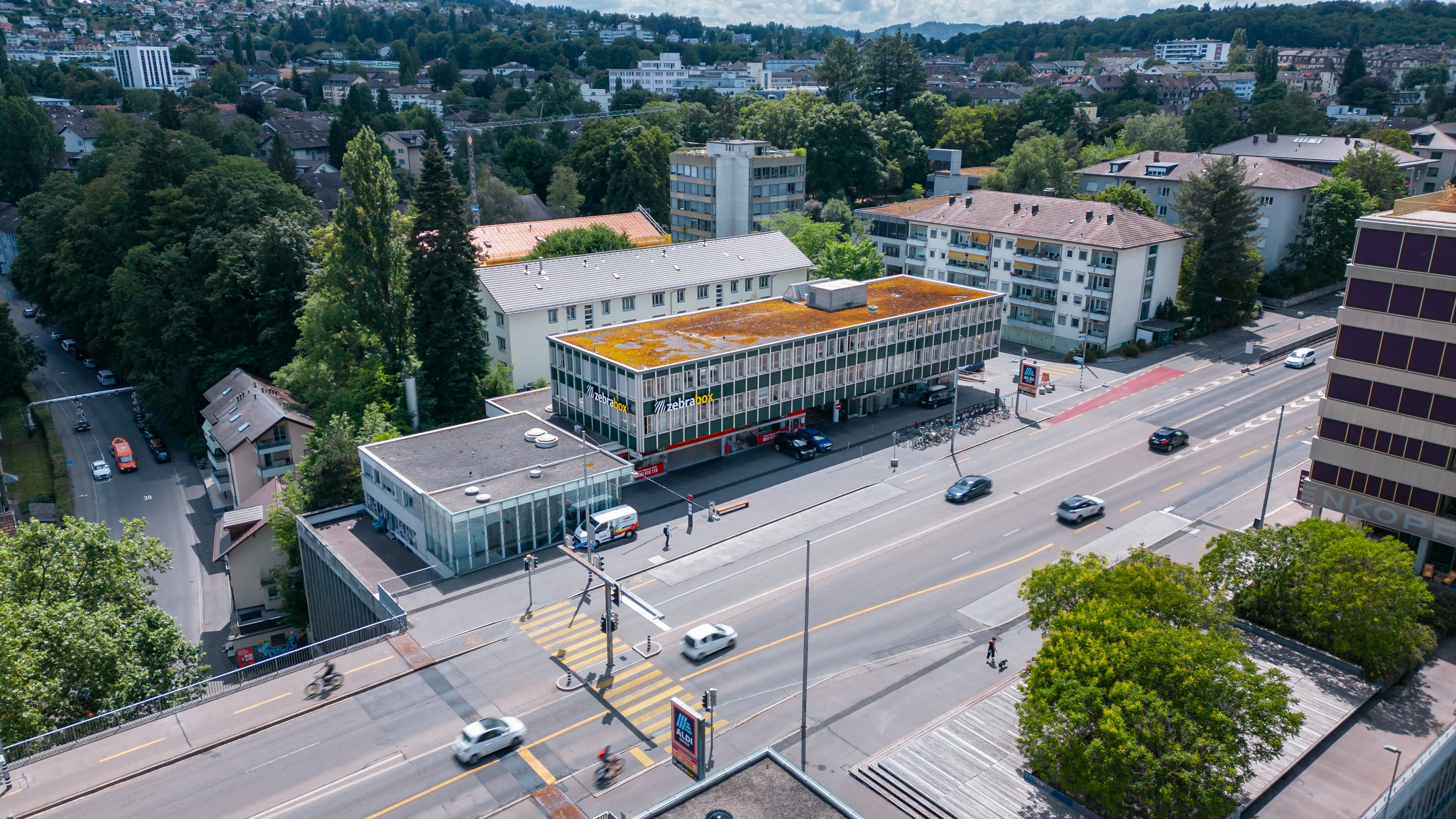 Zebrabox Bern Aussenaufnahme Gebäude