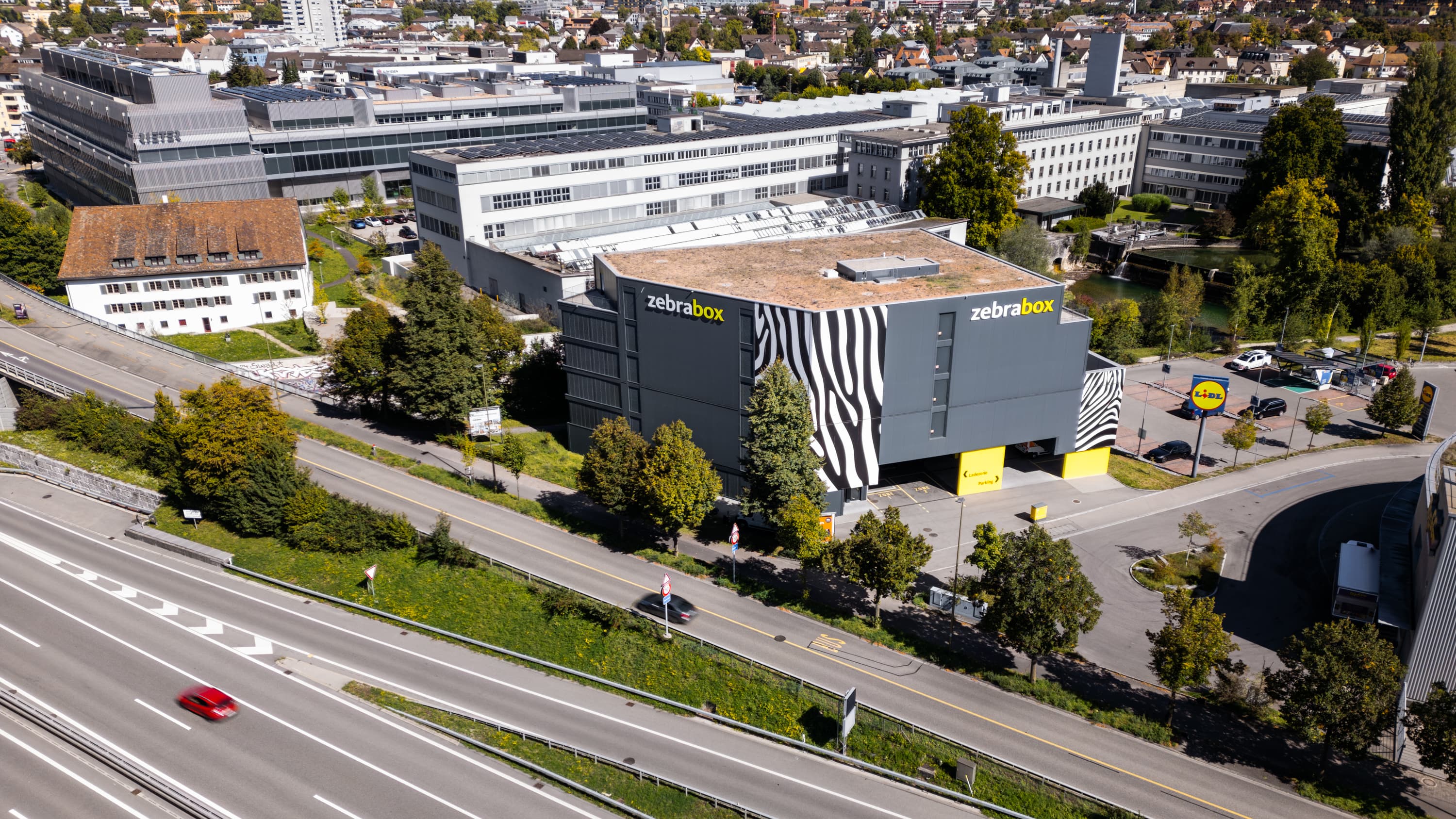 Zebrabox Winterthur Gebäude