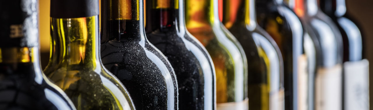 Storage of wine bottles